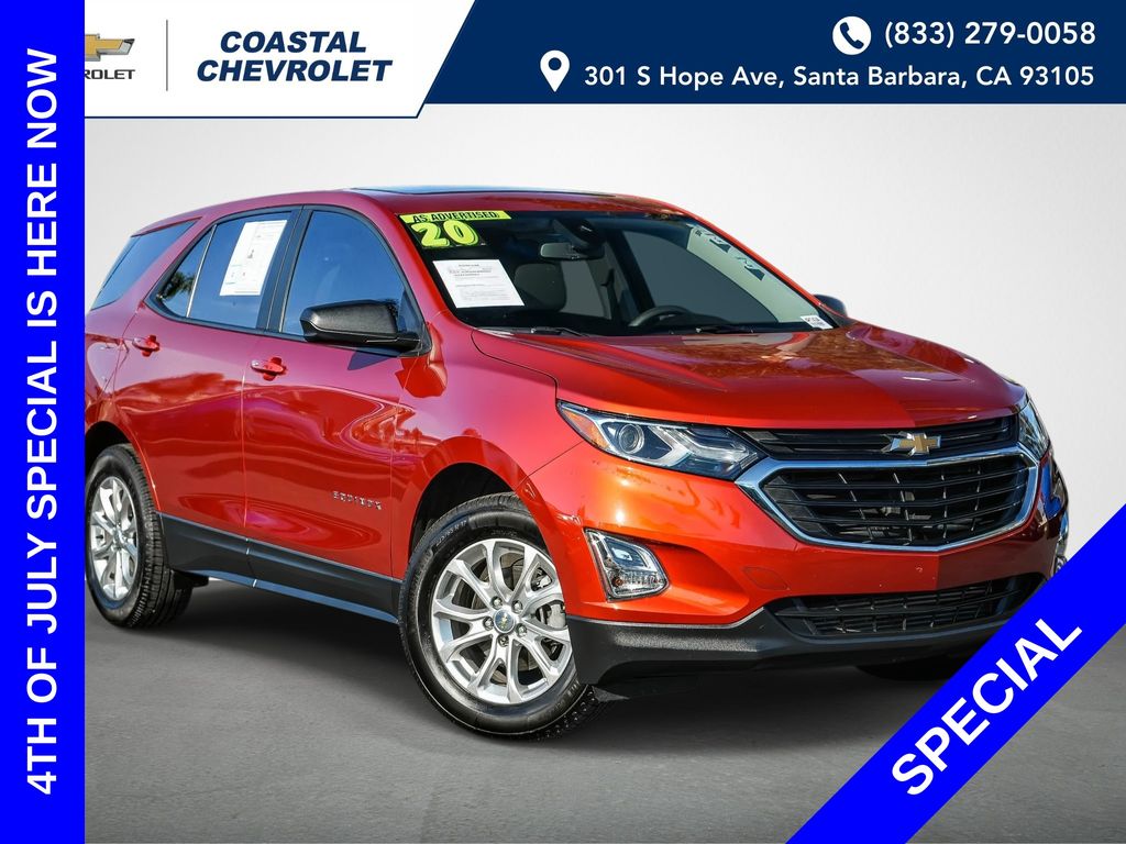 Cayenne Orange Metallic 2020 Chevrolet Equinox SUV / Crossover Four-Wheel Drive 6-Speed Automatic Overdrive
