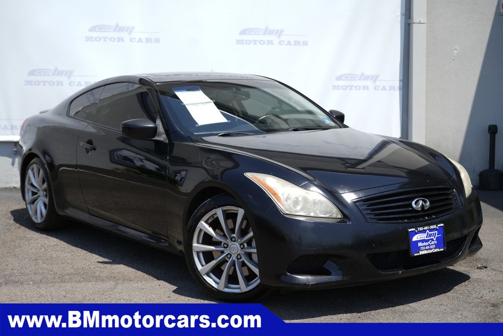 Black Obsidian 2008 INFINITI G37 Journey Coupe RWD Coupe Rear-Wheel Drive 5-Speed Automatic