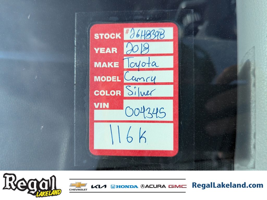 used 2018 Toyota Camry Hybrid car, priced at $16,391