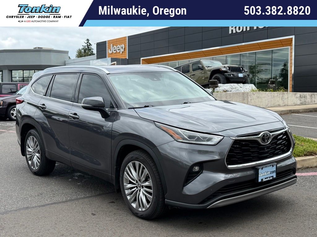 Magnetic Gray Metallic 2022 Toyota Highlander SUV / Crossover All-Wheel Drive 8-Speed Automatic