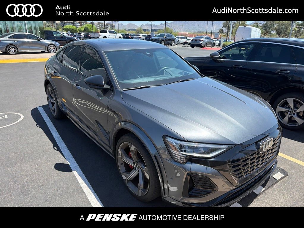 Gray 2024 Audi SQ8 e-tron Sportback Sedan All-Wheel Drive Automatic