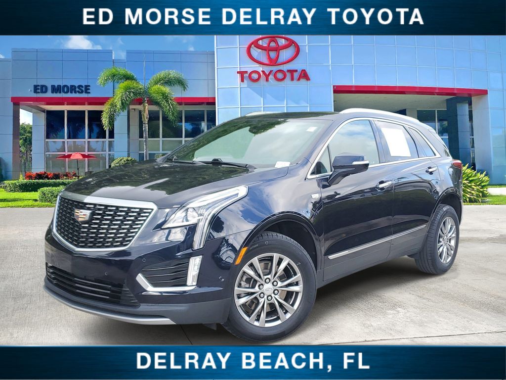 Dark Moon Blue Metallic 2022 Cadillac XT5 Premium Luxury FWD SUV / Crossover Front-Wheel Drive 9-Speed Automatic