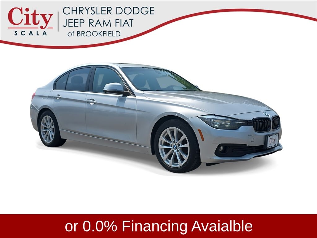 Glacier Silver Metallic 2016 BMW 3 Series Sedan All-Wheel Drive 8-Speed Automatic