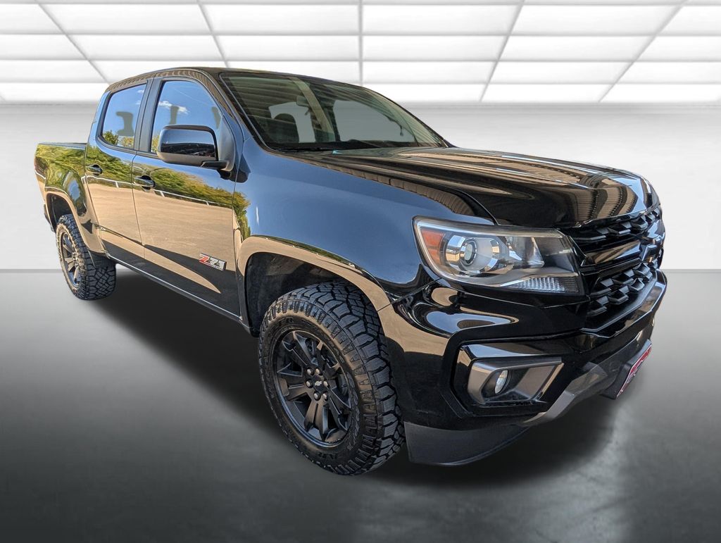 Black 2022 Chevrolet Colorado Pickup Truck Four-Wheel Drive 8-Speed Automatic