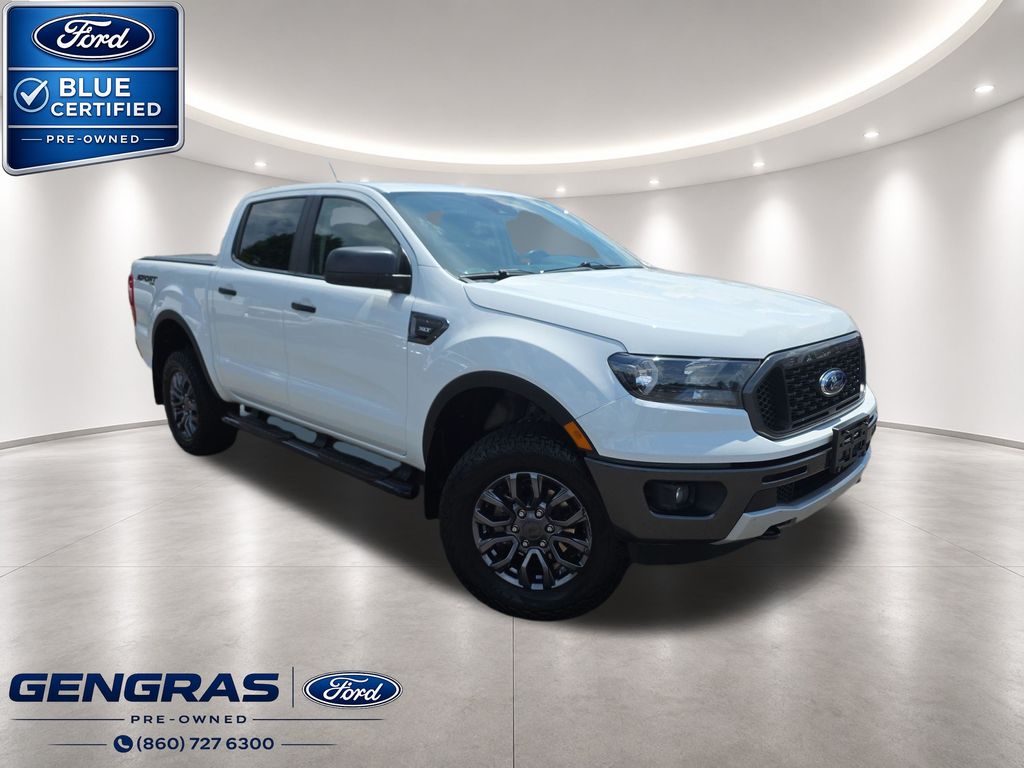 Oxford White 2021 Ford Ranger Pickup Truck Four-Wheel Drive Automatic