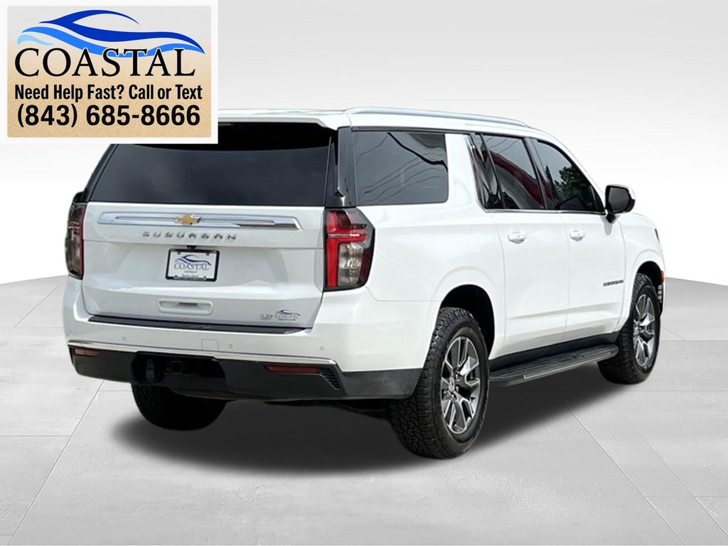 2022 Chevrolet Suburban LT White at Coastal Chevrolet Cadillac