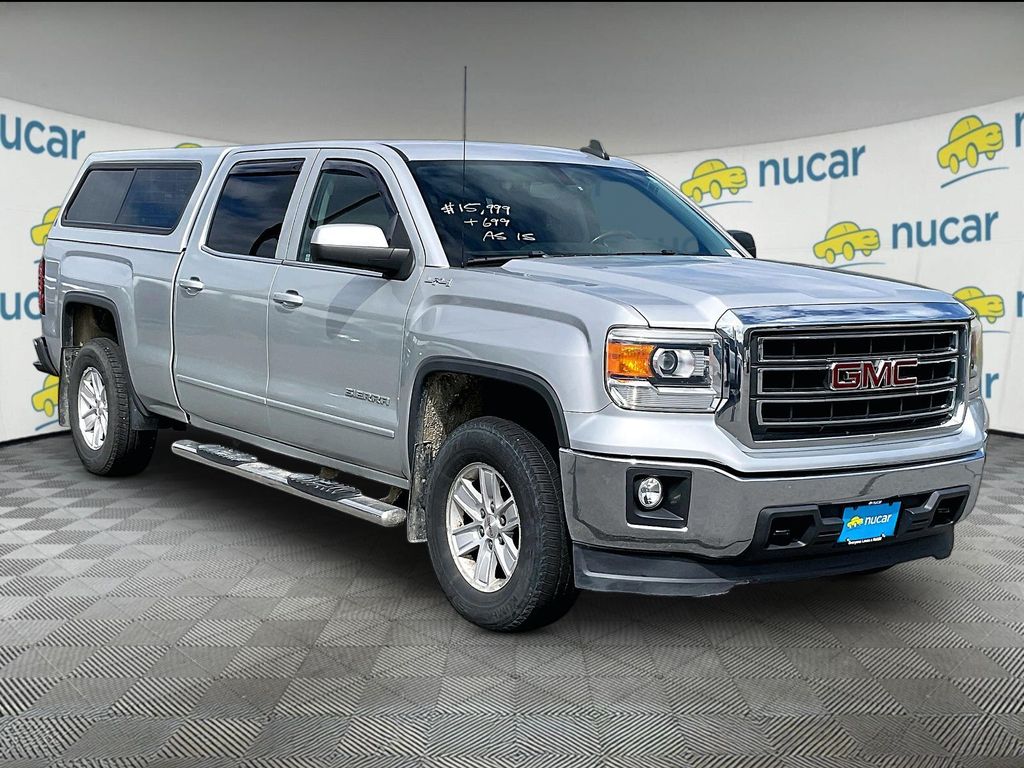 Quicksilver Metallic 2015 GMC Sierra 1500 Pickup Truck Four-Wheel Drive 6-Speed Automatic Overdrive