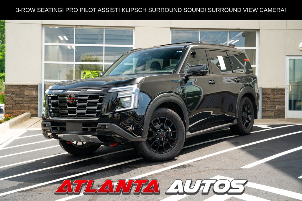 Super Black 2025 Nissan Armada PRO-4X 4WD SUV / Crossover Four-Wheel Drive 9-Speed Automatic