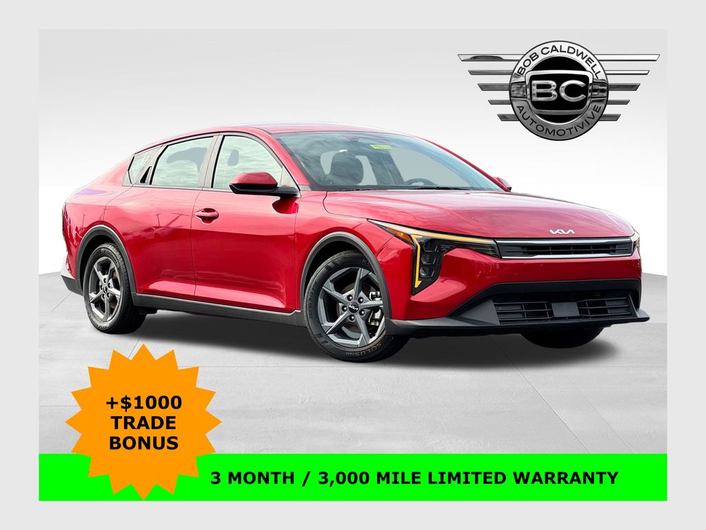 Currant Red 2025 Kia K4 LXS FWD Sedan Front-Wheel Drive Continuously Variable Transmission