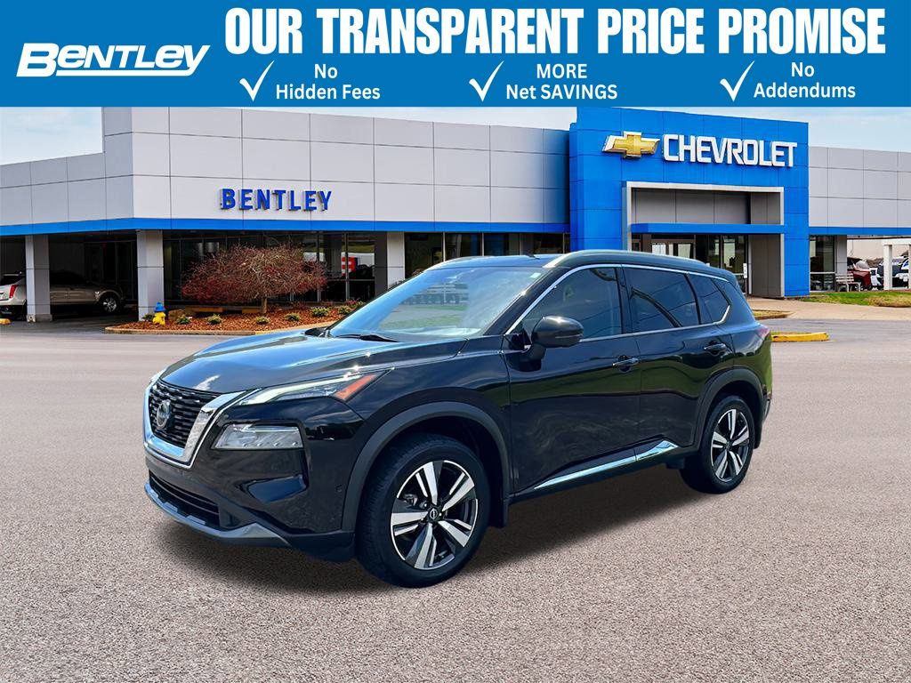 Super Black 2023 Nissan Rogue SUV / Crossover All-Wheel Drive Continuously Variable Transmission