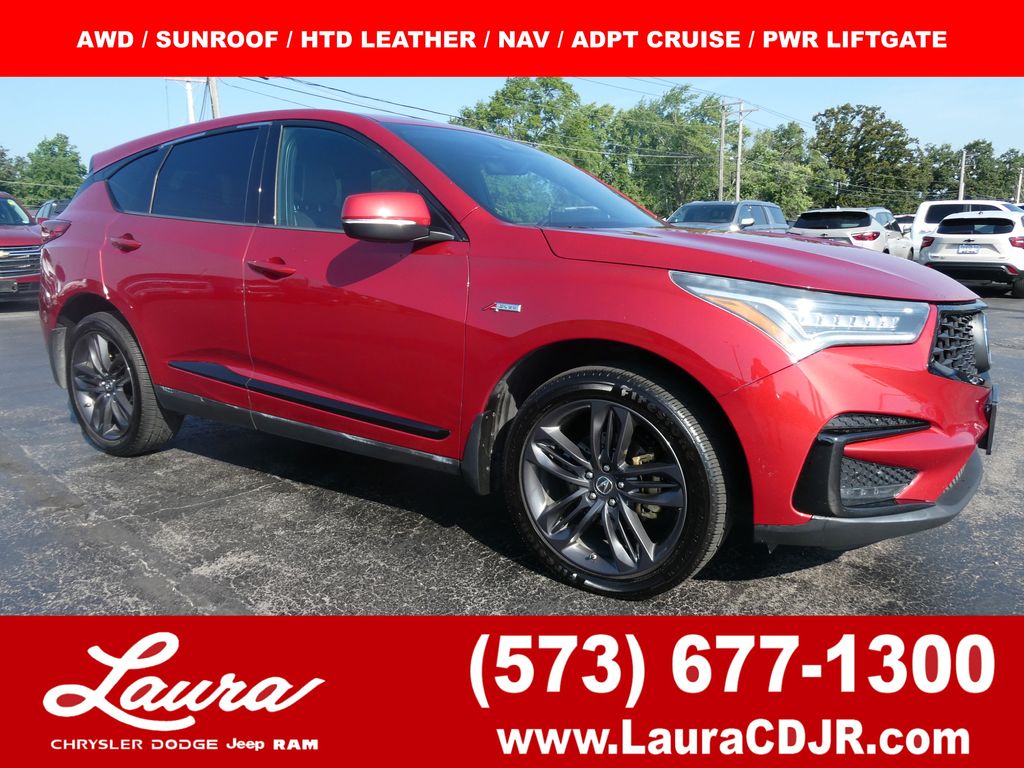 Performance Red Pearl 2019 Acura RDX SUV / Crossover All-Wheel Drive Automatic