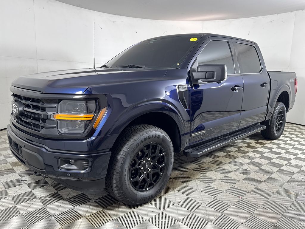 2025 Antimatter Blue Metallic Ford F-150 XLT 4X4 Truck