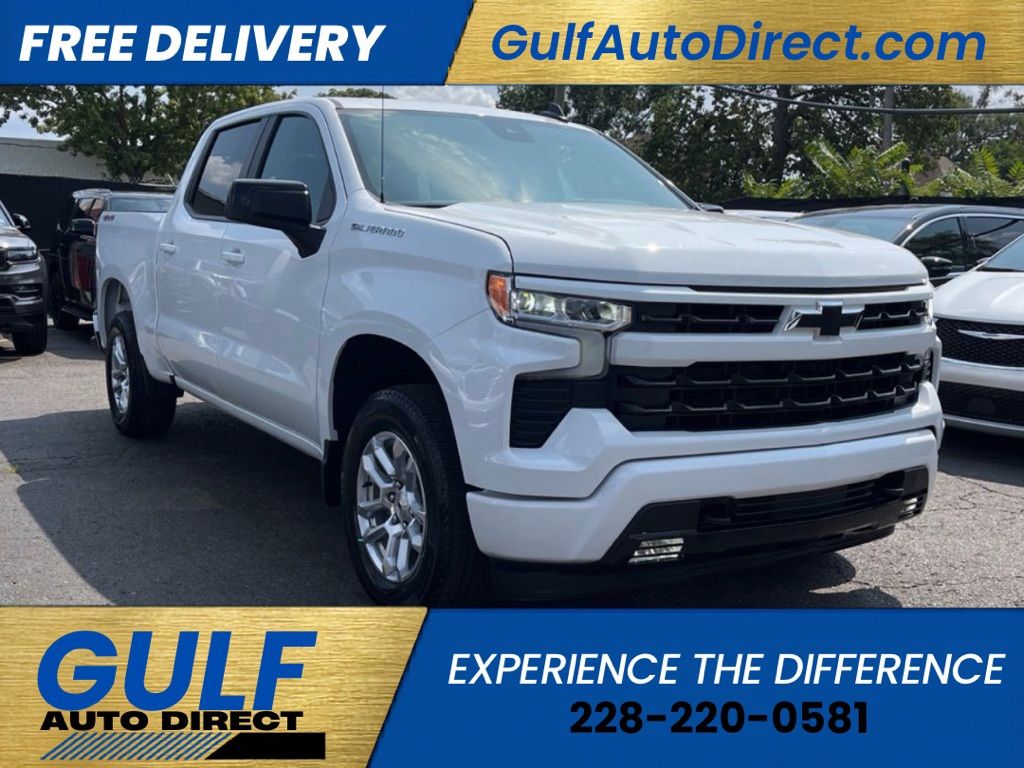 Summit White 2026 Chevrolet Silverado 1500 Pickup Truck Four-Wheel Drive Automatic