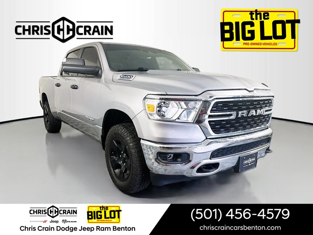 Billet Silver Metallic 2024 RAM 1500 Pickup Truck Four-Wheel Drive 8-Speed Automatic