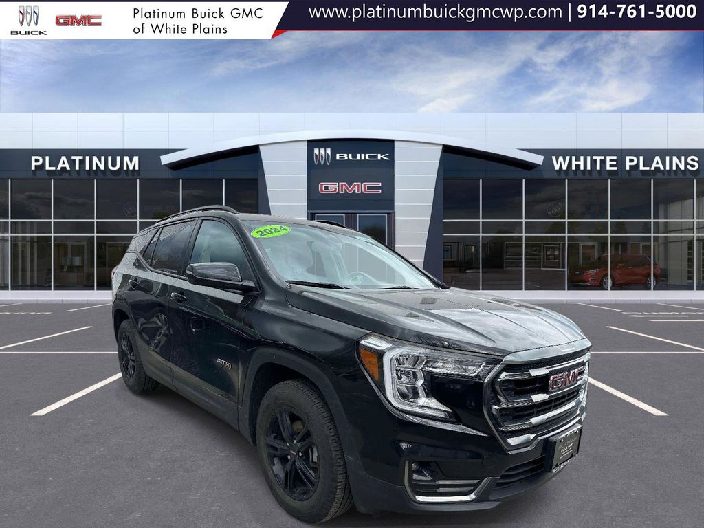 Black (Ebony Twilight Metallic) 2024 GMC Terrain AT4 AWD SUV / Crossover All-Wheel Drive 9-Speed Automatic