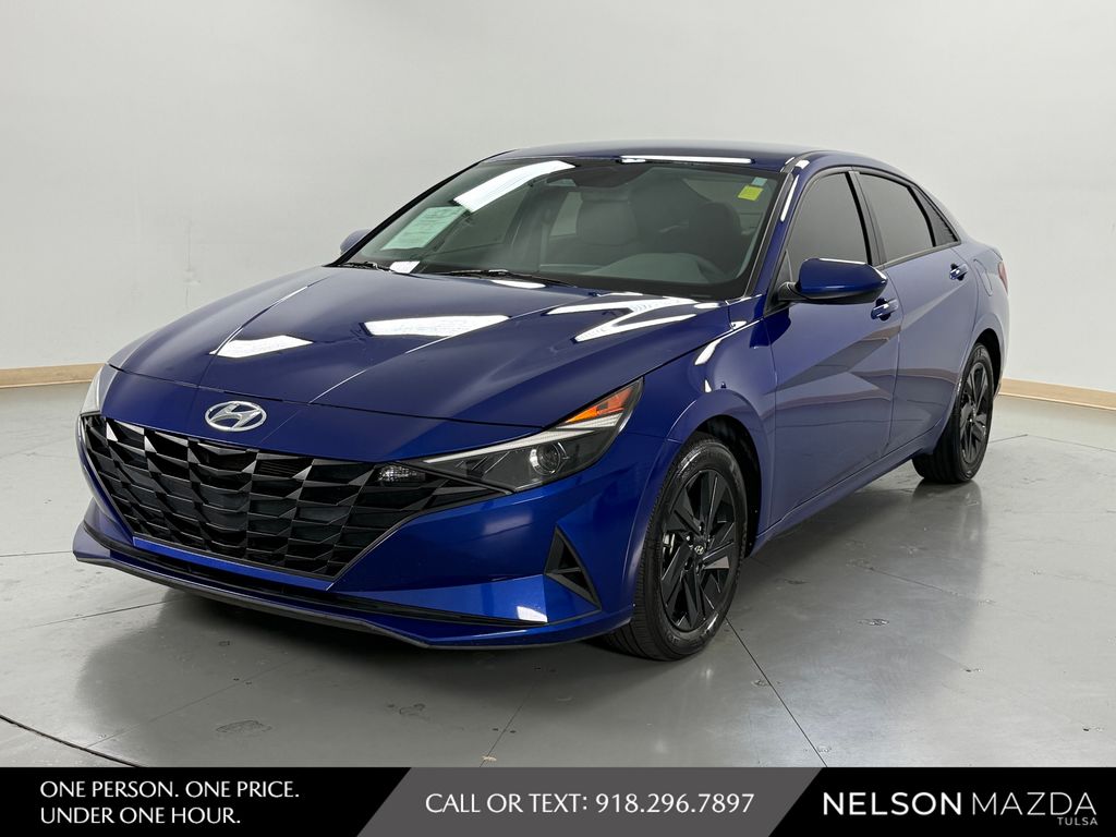 2023 Hyundai Elantra Hybrid Blue