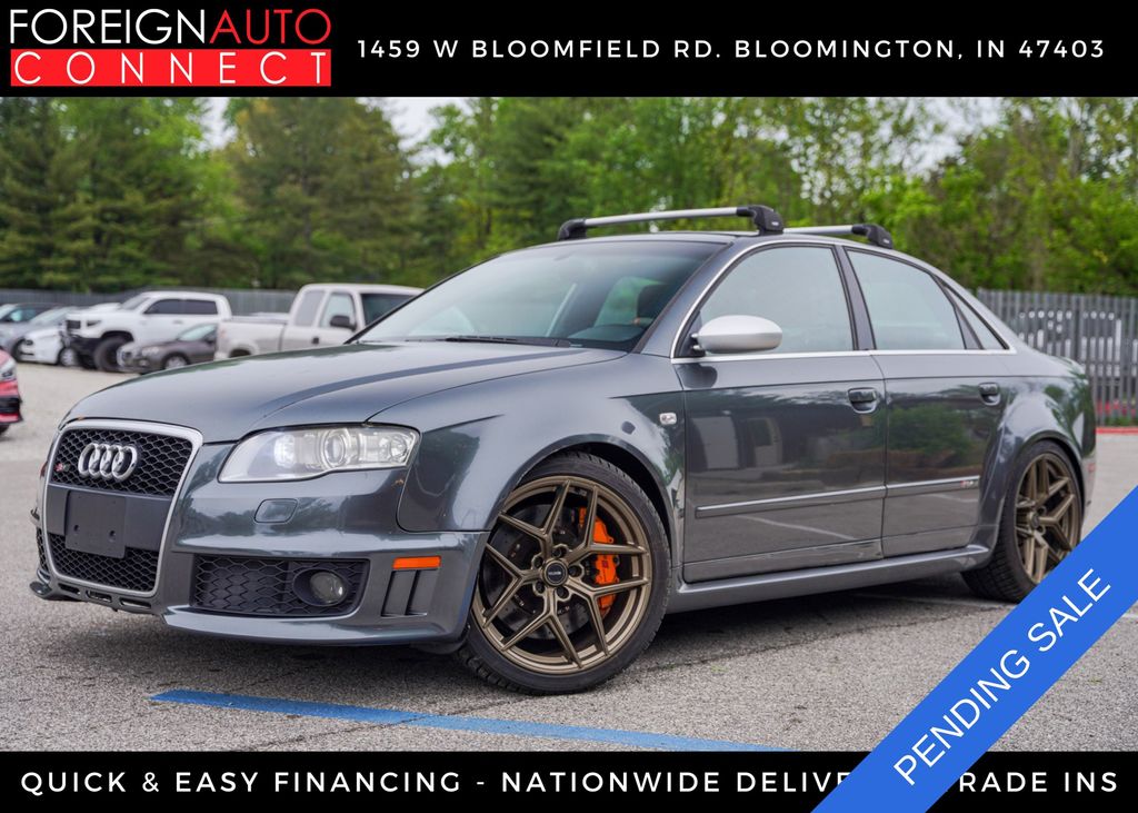 Gray 2007 Audi RS 4 Sedan All-Wheel Drive 6-Speed Manual