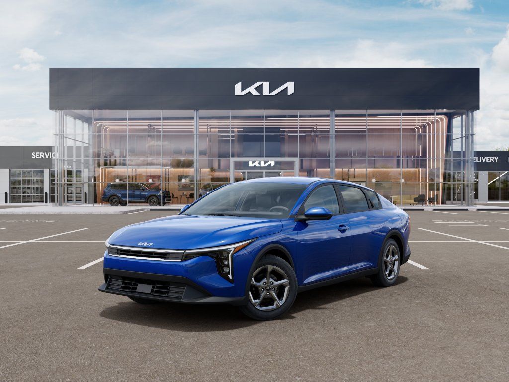 Deep Sea Blue 2026 Kia K4 Sedan Front-Wheel Drive Continuously Variable Transmission