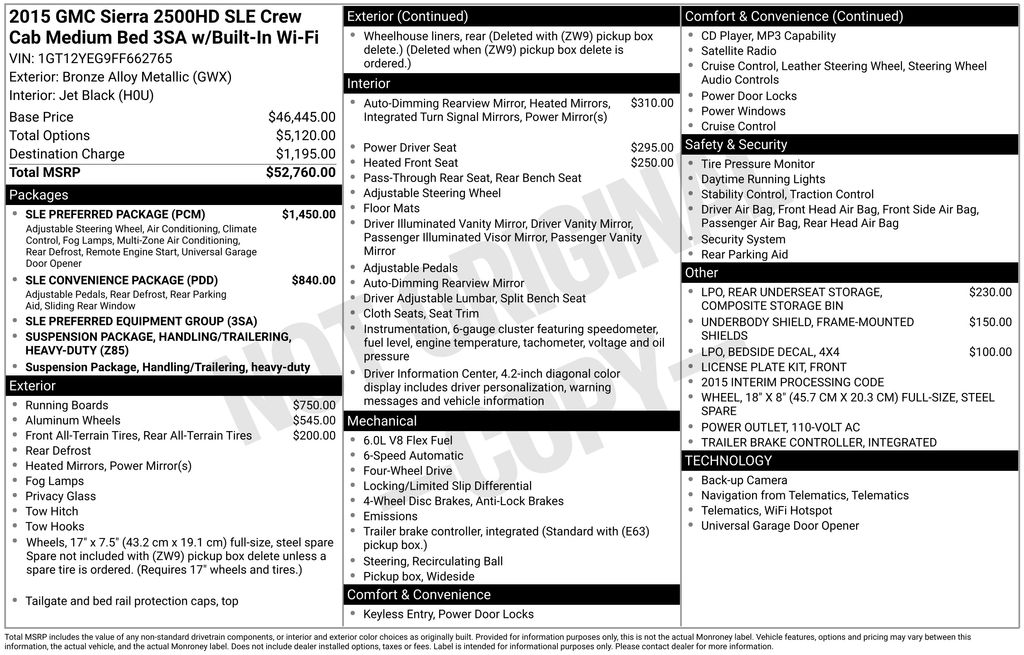 2015 GMC Sierra 2500HD SLE's photo