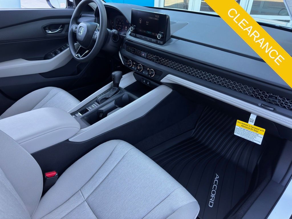 2025 Honda Accord LX White at Community Honda