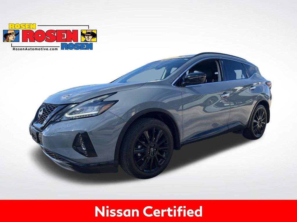 Boulder Gray Pearl 2023 Nissan Murano SV AWD SUV / Crossover All-Wheel Drive Continuously Variable Transmission