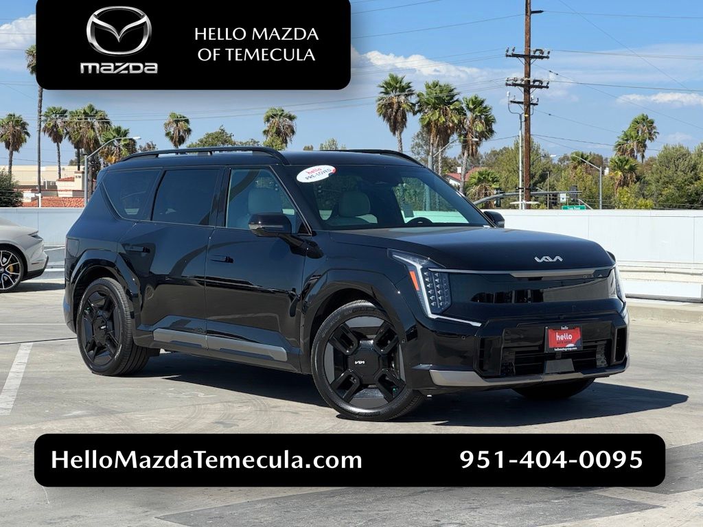 Aurora Black Pearl 2024 Kia EV9 SUV / Crossover All-Wheel Drive 1-Speed Automatic