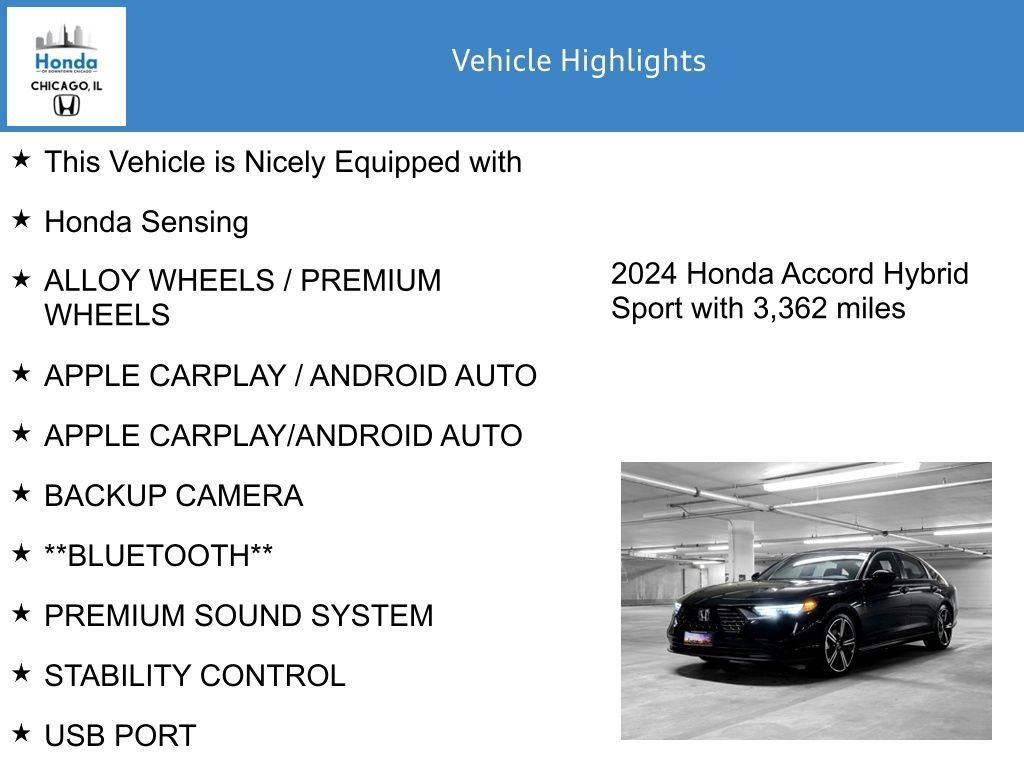 2024 Honda Accord Hybrid Sport 7