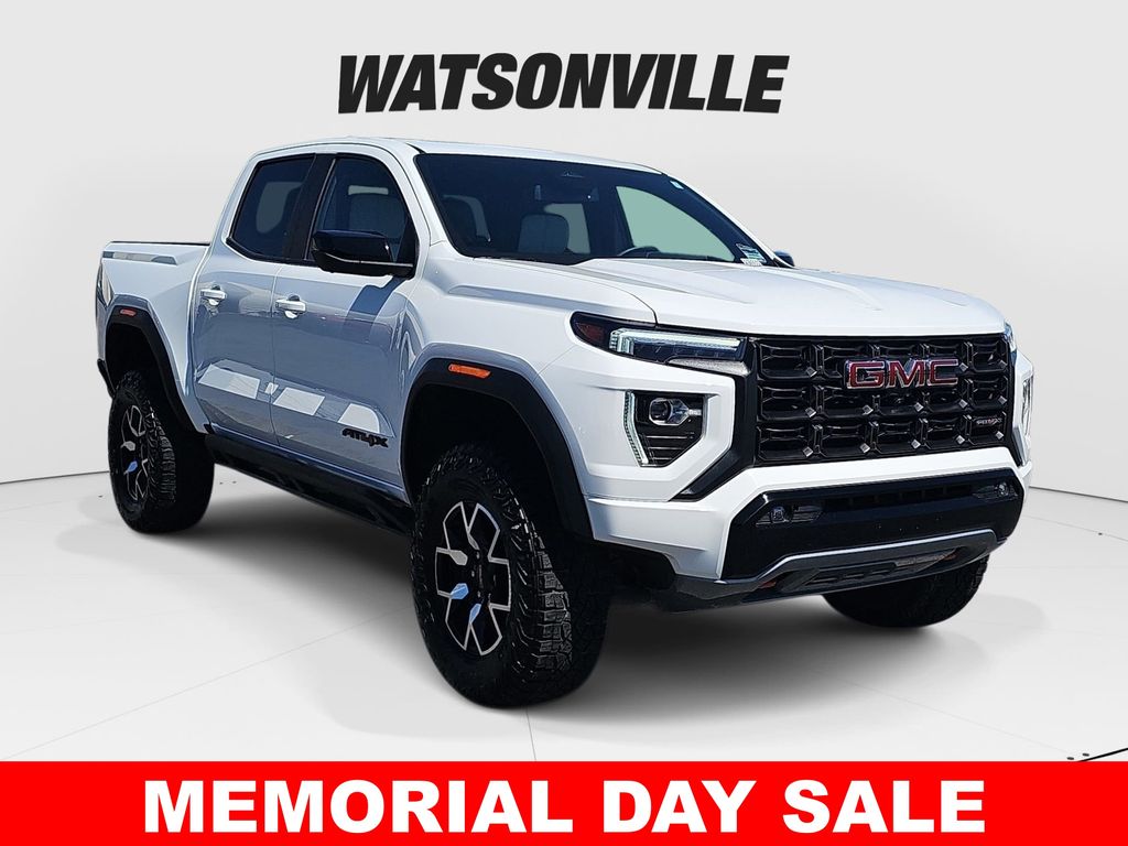 Summit White 2024 GMC Canyon AT4X Crew Cab 4WD Pickup Truck Four-Wheel Drive 8-Speed Automatic