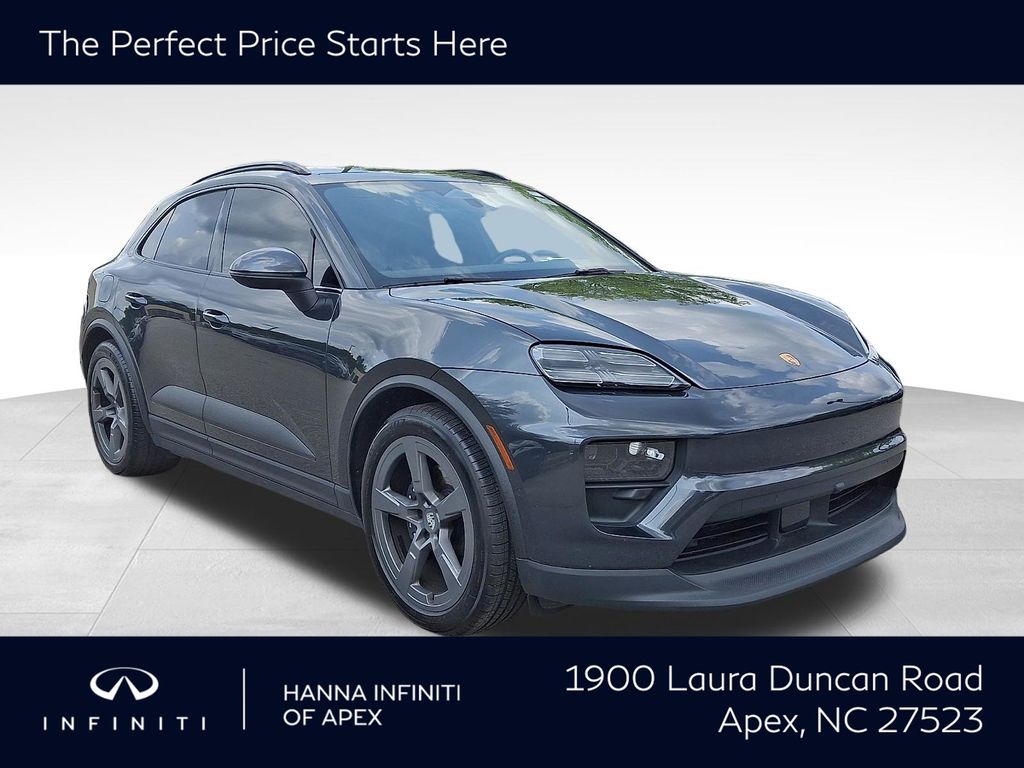 Gray (Volcano Grey Metallic) 2025 Porsche Macan Electric SUV / Crossover Rear-Wheel Drive Automatic