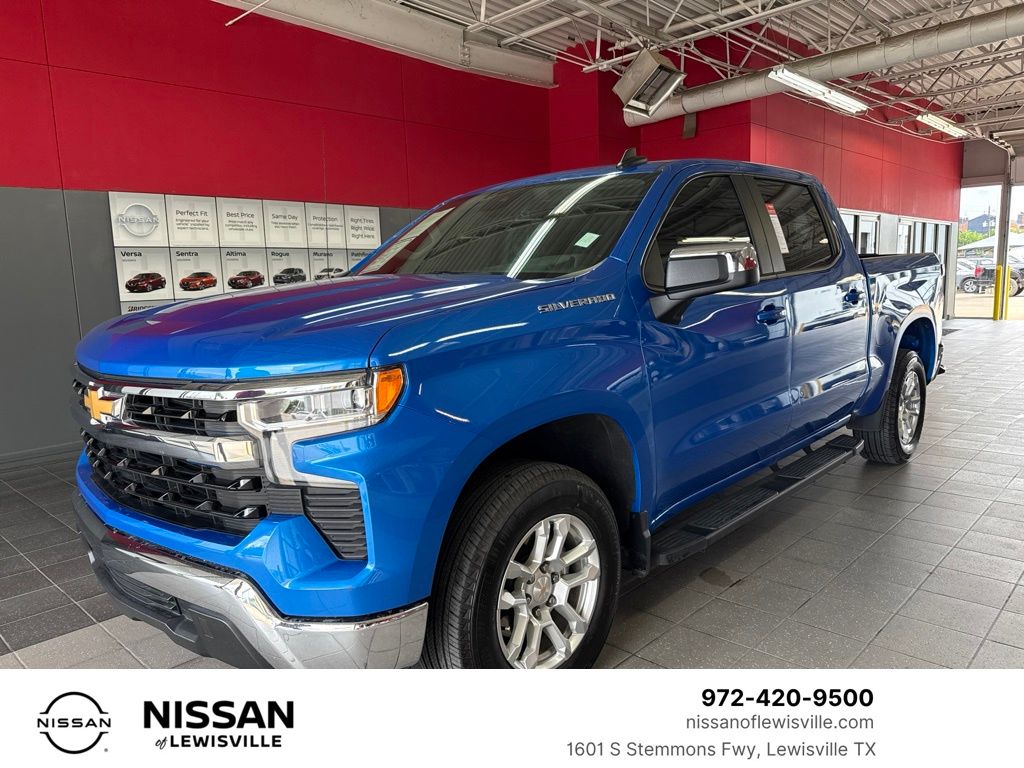 Riptide Blue Metallic 2025 Chevrolet Silverado 1500 Pickup Truck 4X2 Automatic
