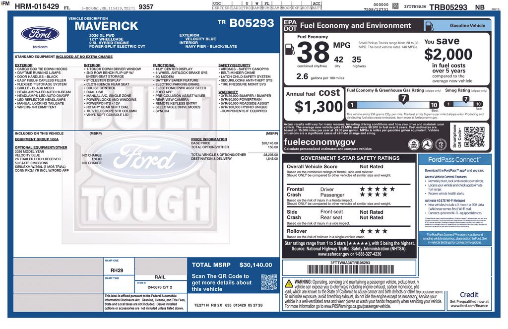 New 2026 Blue Ford XL image 21