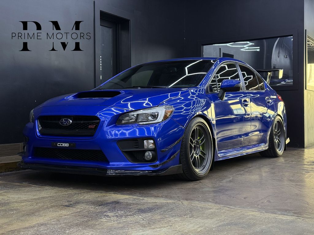 WR Blue Pearl 2016 Subaru WRX STI Base Sedan All-Wheel Drive 6-Speed Manual