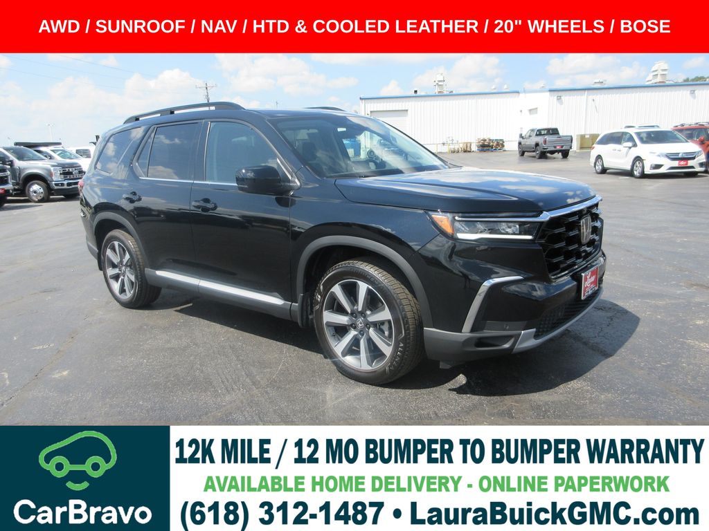 Crystal Black Pearl 2025 Honda Pilot SUV / Crossover All-Wheel Drive Automatic