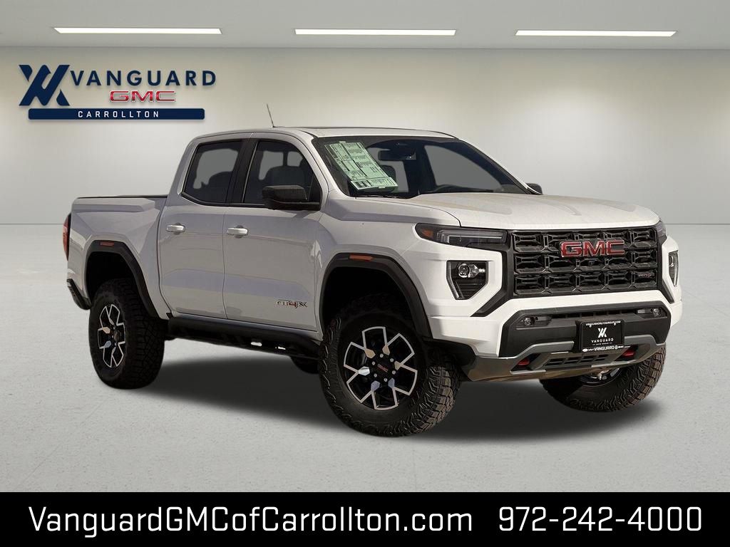 Summit White 2026 GMC Canyon Pickup Truck Four-Wheel Drive 8-Speed Automatic