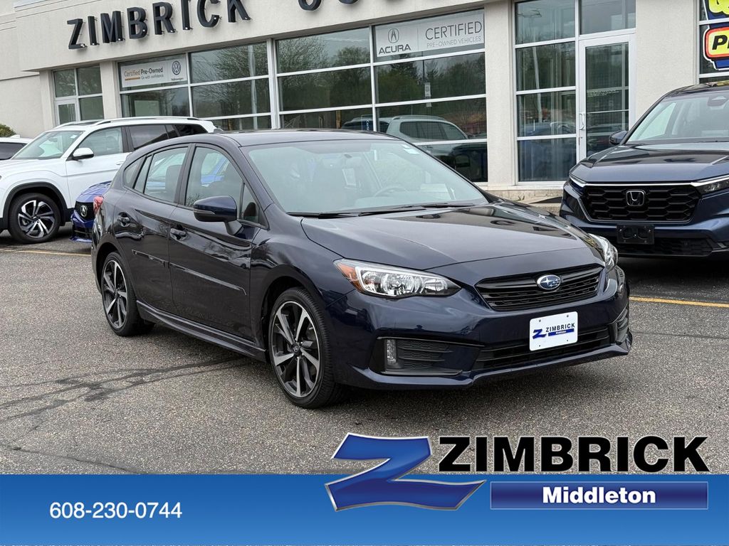 Dark Blue Pearl 2021 Subaru Impreza Sport Wagon AWD Wagon All-Wheel Drive 5-Speed Manual