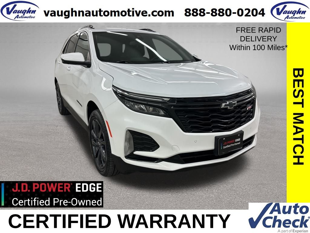 Summit White 2024 Chevrolet Equinox RS with 1RS AWD SUV / Crossover Four-Wheel Drive 6-Speed Automatic Overdrive