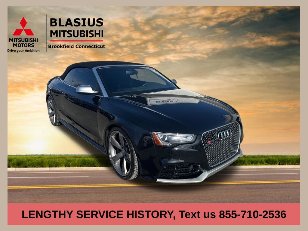 Black 2013 Audi RS 5 quattro Cabriolet AWD Convertible All-Wheel Drive 7-Speed Automatic