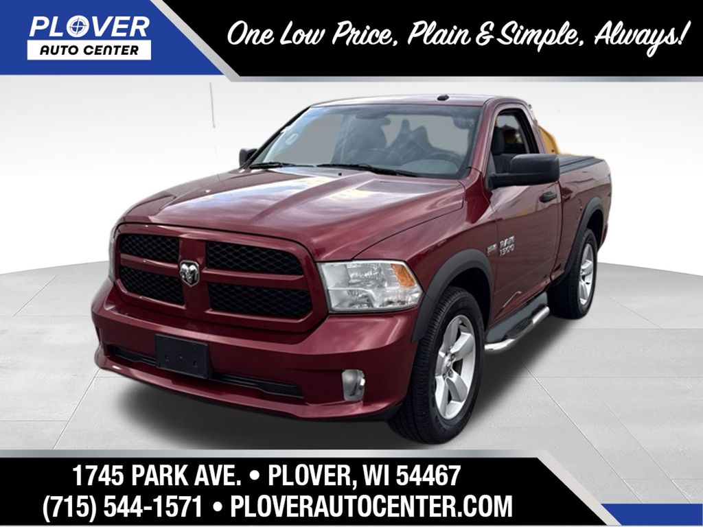 Deep Cherry Red Crystal Pearlcoat 2013 RAM 1500 Pickup Truck Four-Wheel Drive 6-Speed Automatic