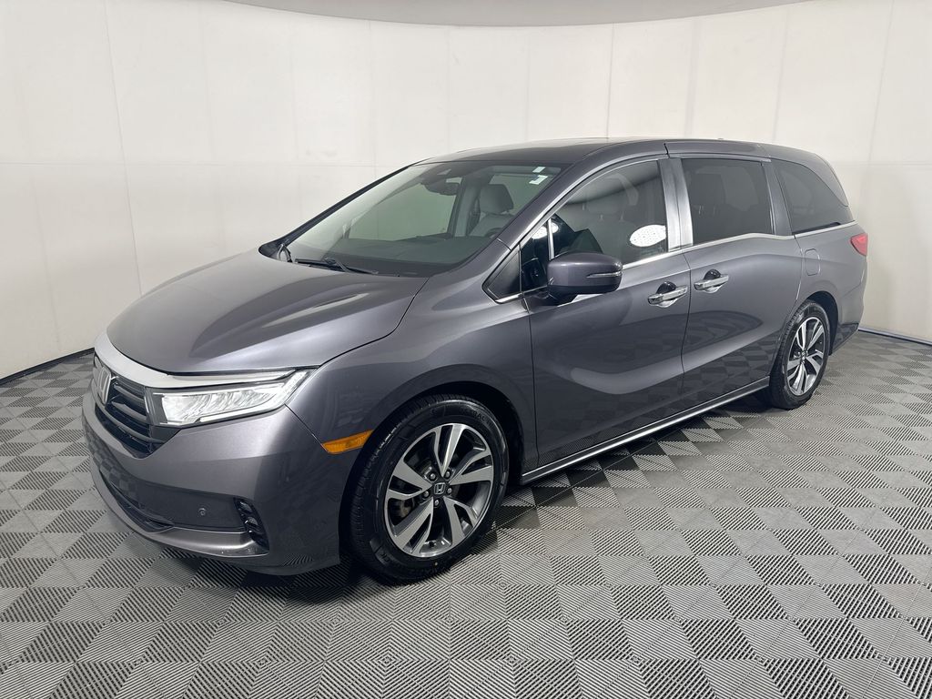 Gray 2021 Honda Odyssey Minivan Front-Wheel Drive Automatic