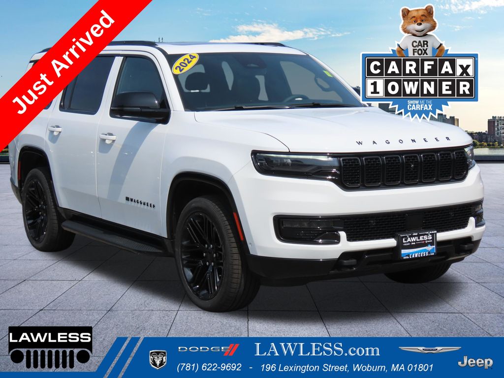 Bright White Clearcoat 2024 Jeep Wagoneer SUV / Crossover Four-Wheel Drive 8-Speed Automatic