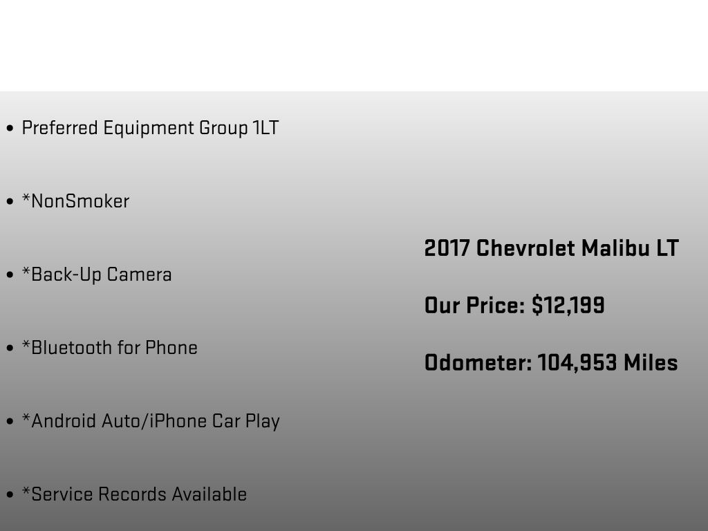2017 Chevrolet Malibu LT Silver at Phil Fitts Ford