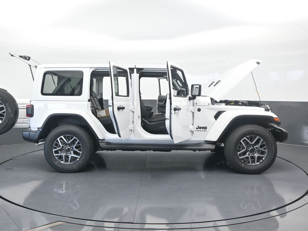 New 2025 Bright White Clearcoat Jeep Sahara image 70