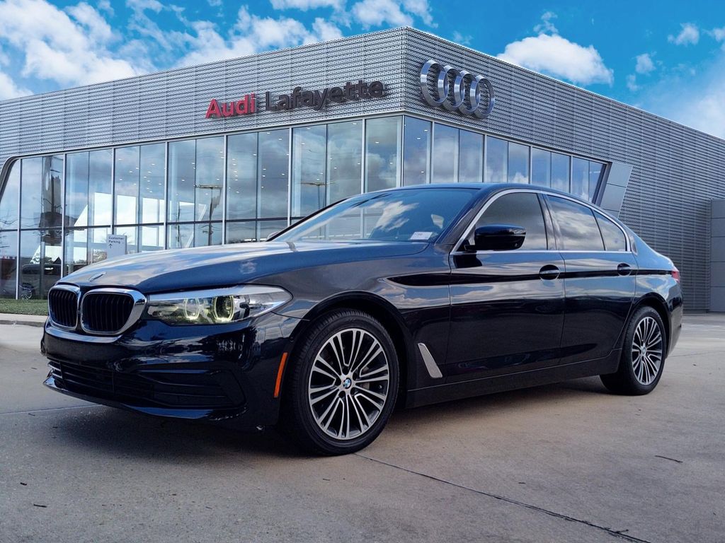 Black Sapphire Metallic 2019 BMW 5 Series Sedan Rear-Wheel Drive 8-Speed Automatic