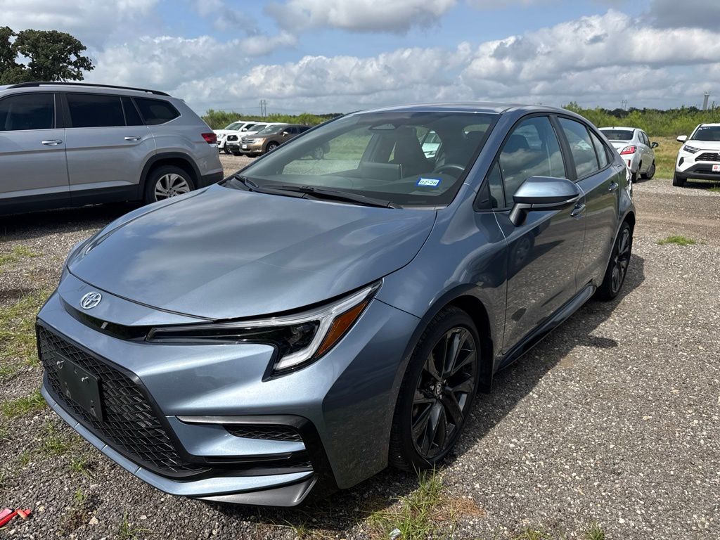 Black (Celestite/Midnight Blk Me) 2026 Toyota Corolla Sedan Front-Wheel Drive Continuously Variable Transmission