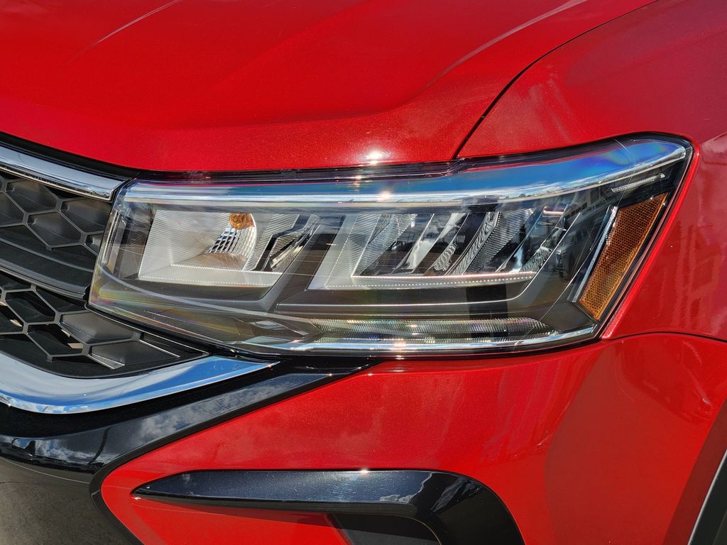 2022 Volkswagen Taos 1.5T SE Red at DeMontrond Mazda