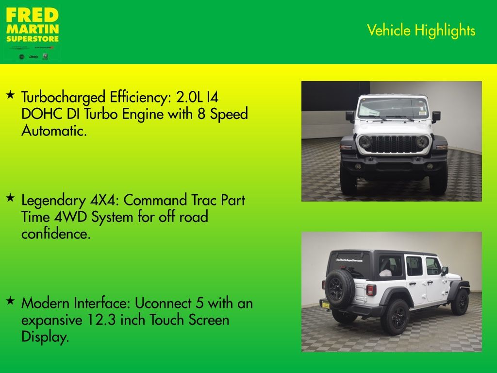 new 2026 Jeep Wrangler car, priced at $39,122