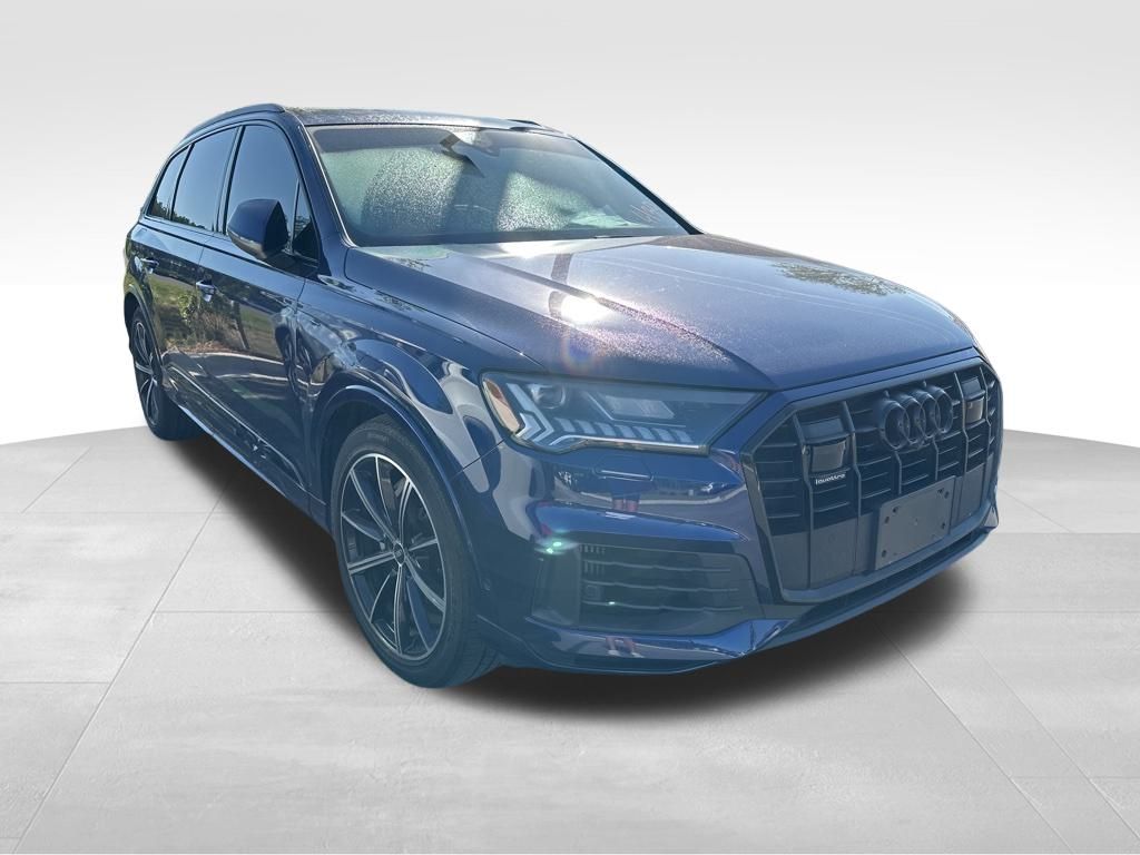2021 Blue Metallic Audi Q7 55 Prestige AWD SUV
