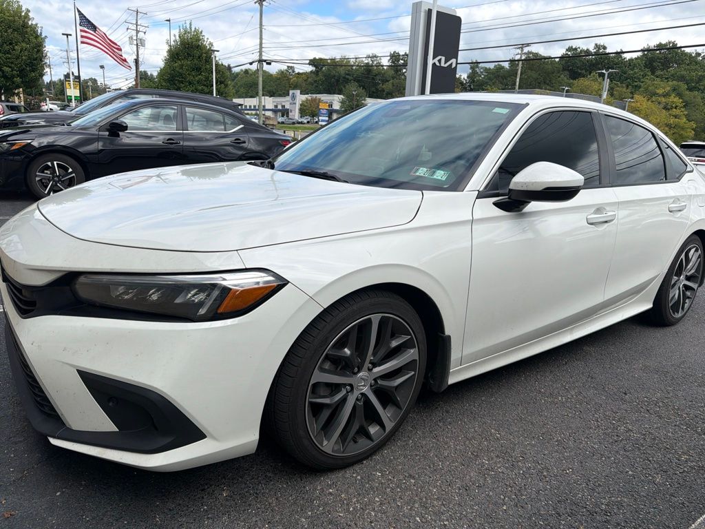2024 Honda Civic Touring White at Honda North