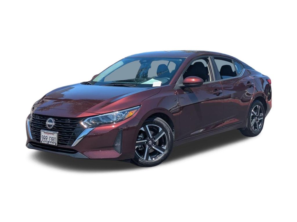 Rosewood Metallic 2025 Nissan Sentra SV FWD Sedan Front-Wheel Drive Continuously Variable Transmission