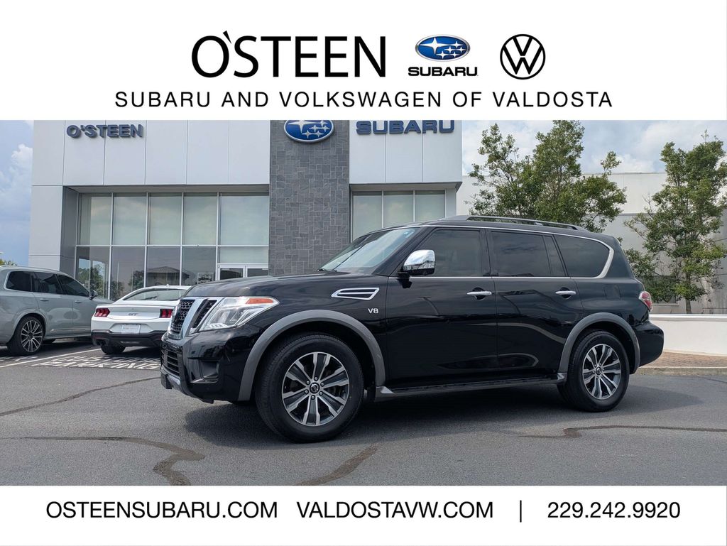 Super Black 2020 Nissan Armada SUV / Crossover 4X2 7-Speed Automatic